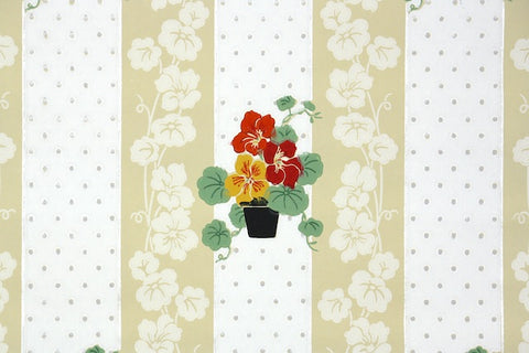 1940s Kitchen Vintage Wallpaper