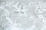 1970s Floral Mylar Vintage Wallpaper