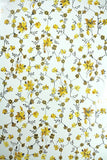 1970s Floral Mylar Vintage Wallpaper