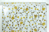 1970s Floral Mylar Vintage Wallpaper