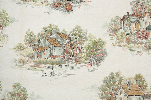 1960s Scenic Vintage Wallpaper
