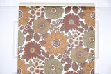 1970s Floral Vintage Wallpaper