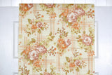 1970s Floral Vintage Wallpaper