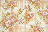 1970s Floral Vintage Wallpaper
