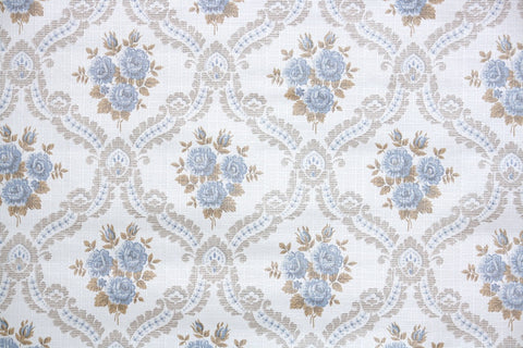 1970s Floral Vintage Wallpaper