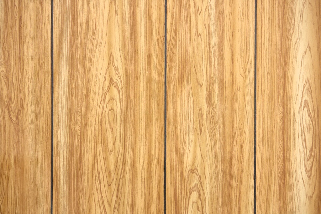1970s Faux Wood Grain Vintage Wallpaper