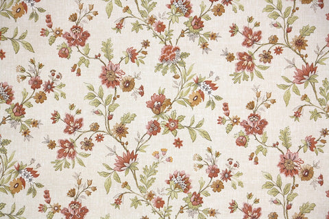 1970s Floral Vintage Wallpaper