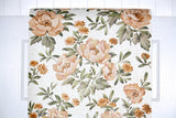 1970s Floral Vintage Wallpaper