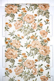 1970s Floral Vintage Wallpaper