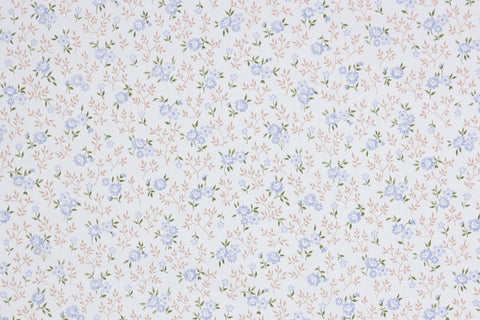 1980s Floral Vintage Wallpaper