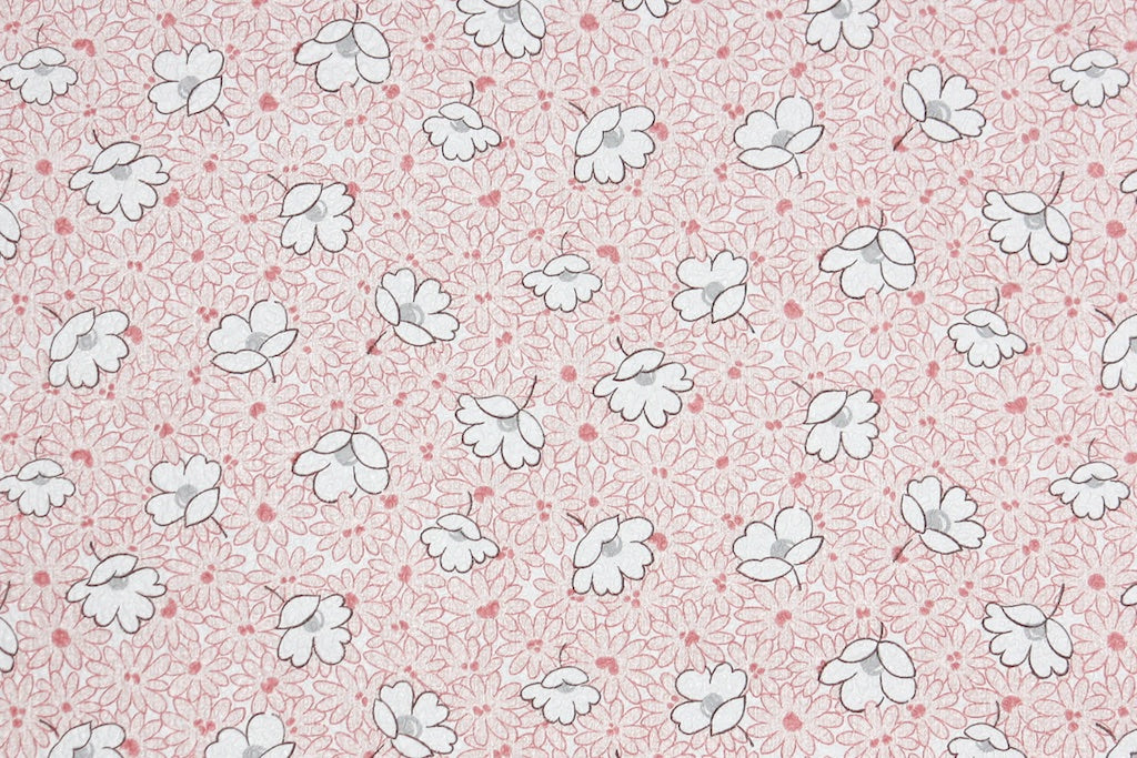 1970s Floral Vintage Wallpaper