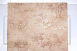 1980s Floral Vintage Wallpaper