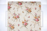 1970s Floral Vintage Wallpaper