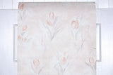 1980s Floral Vintage Wallpaper