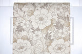 1970s Floral Vintage Wallpaper