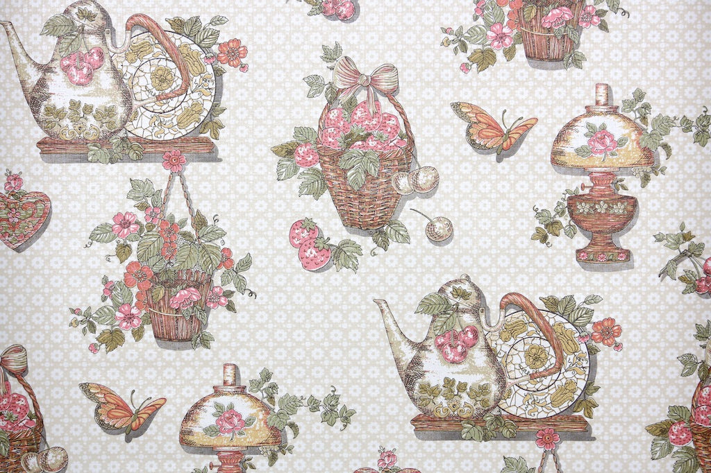 1970s Kitchen Vintage Wallpaper