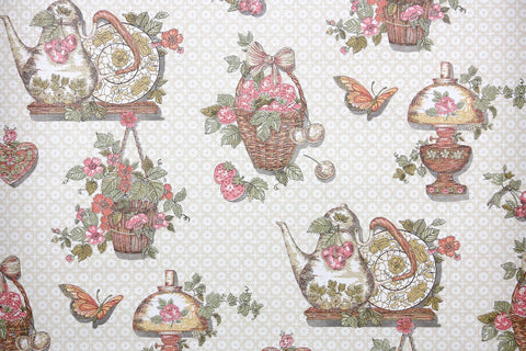 1970s Kitchen Vintage Wallpaper