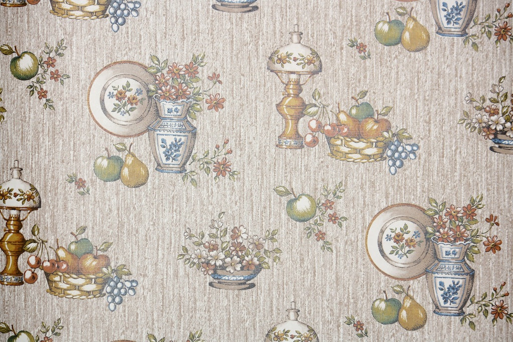 1980s Kitchen Vintage Wallpaper