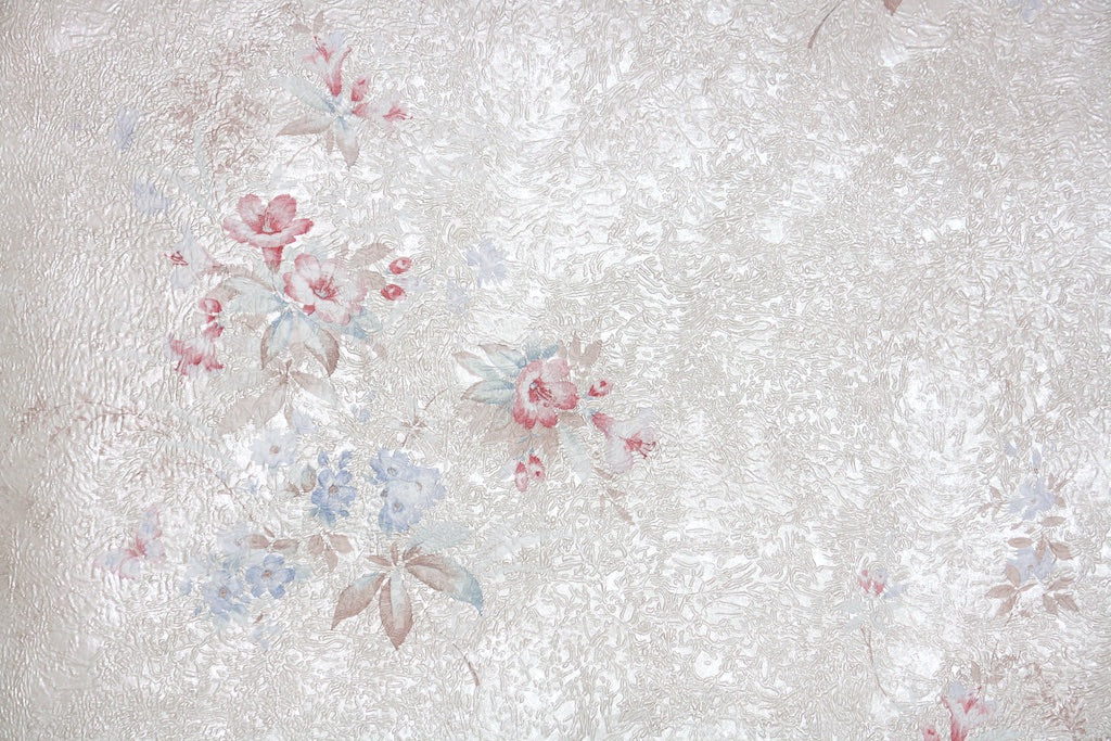 1980s Floral Vintage Wallpaper