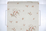 1980s Floral Vintage Wallpaper