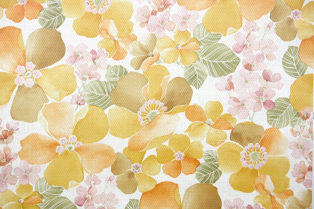 1970s Floral Vintage Wallpaper