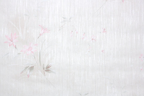 1980s Floral Vintage Wallpaper