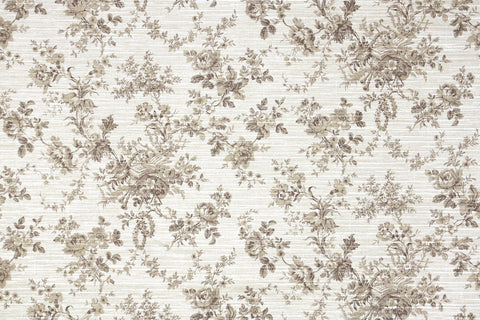 1980s Floral Vintage Wallpaper