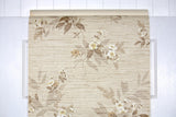 1970s Floral Vintage Wallpaper