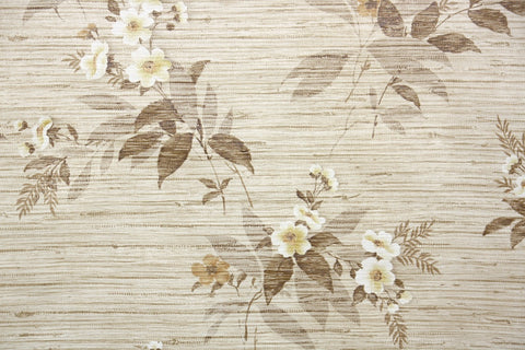 1970s Floral Vintage Wallpaper