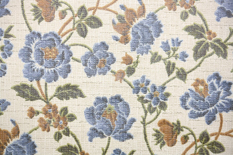 1970s Floral Vintage Wallpaper