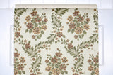 1970s Floral Vintage Wallpaper