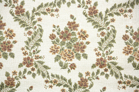 1970s Floral Vintage Wallpaper