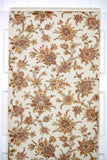 1970s Floral Vintage Wallpaper